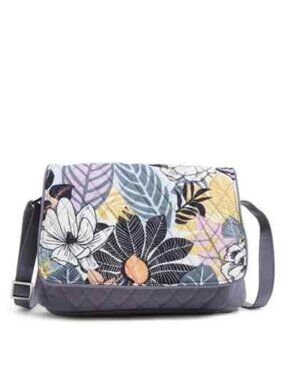 VERA BRADLEY Palm Floral Convertible Flap Crossbody Bag NEW NWT